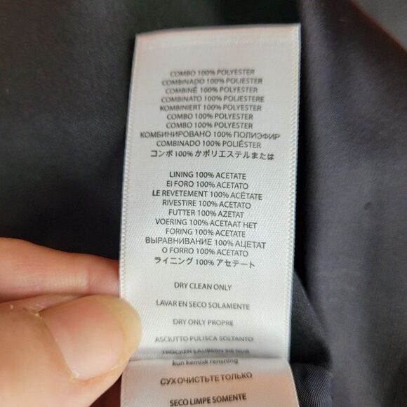 Michael Michael Kors Skirt Mini Satin Cumberbund Ruffle Black 4 Party Cocktail - Picture 9 of 9